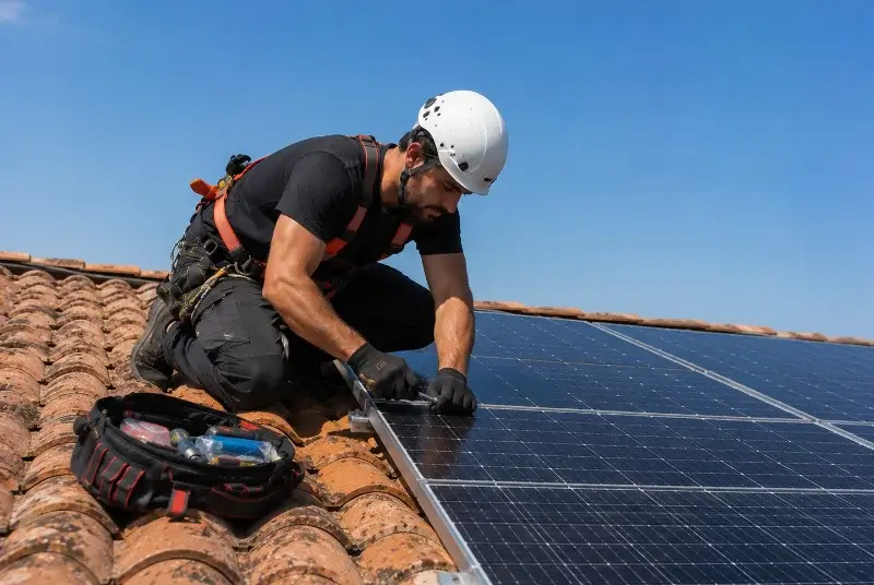 Maintenance et monitoring de panneaux solaires à Montpellier-de-Médillan