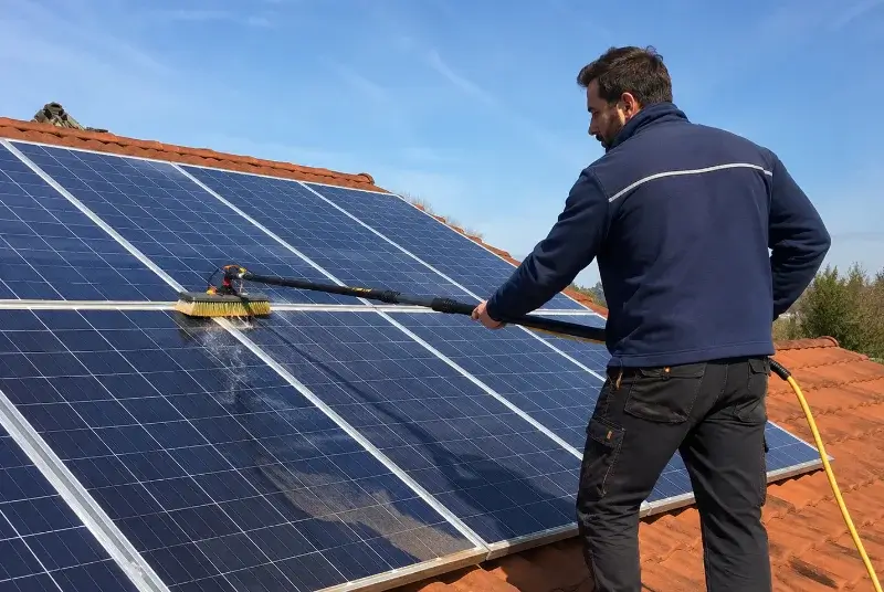 Nettoyage et entretien de panneaux solaires à Montpellier-de-Médillan